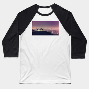 Los Angeles Cityscape Baseball T-Shirt